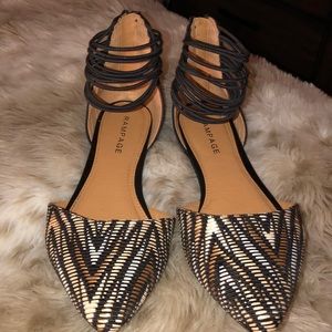 Rampage detailed flats! Size 9.5